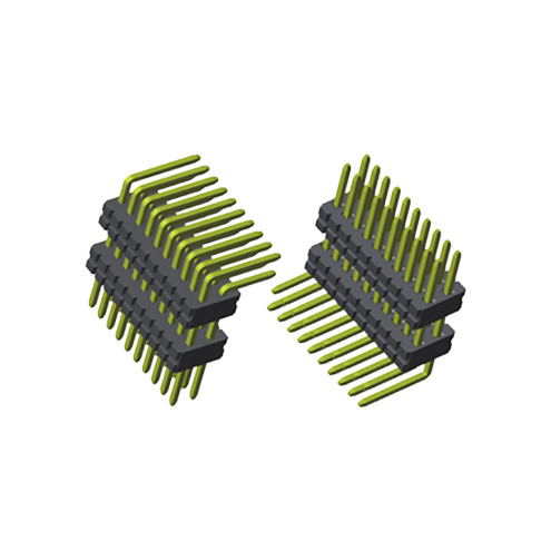 2.54 mm pin header dual row right angle customized waterproof shenzhen factory pin header