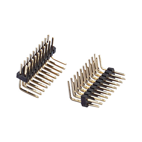 2.54 mm pin header dual row right angle customized waterproof shenzhen factory pin header