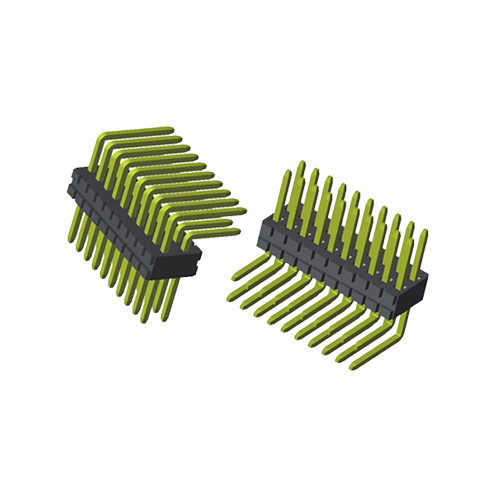2.54 mm pin header dual row right angle customized waterproof shenzhen factory pin header