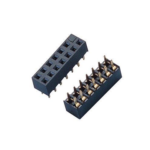 2.0mm pitch female header dual row SMT H4.0 plastic waterproof with cap without column